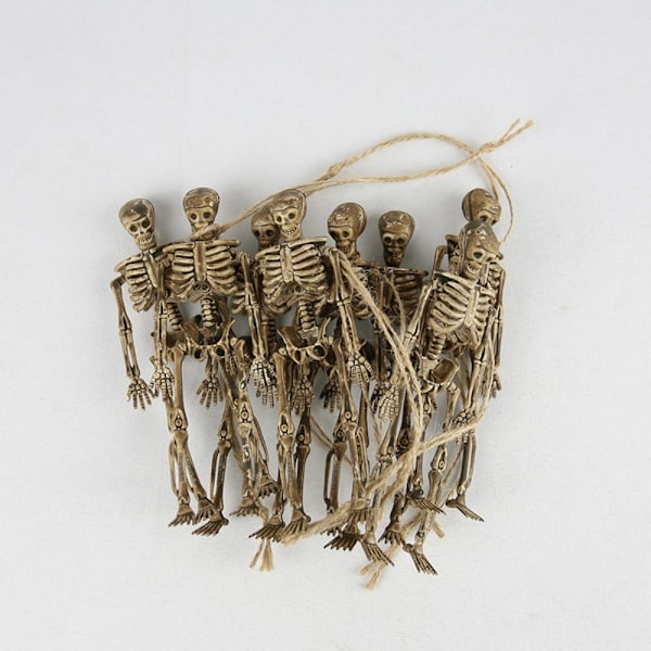 Poseable skelet legetøj Lille skelet figur menneskelige skelet 8 pcs