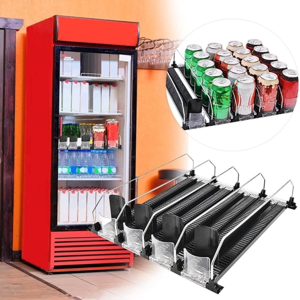 Jääkaapin juomapidike Supermarket hyllyn työntäjä 31CM3PCS/ SET 31cm3PCs/Set