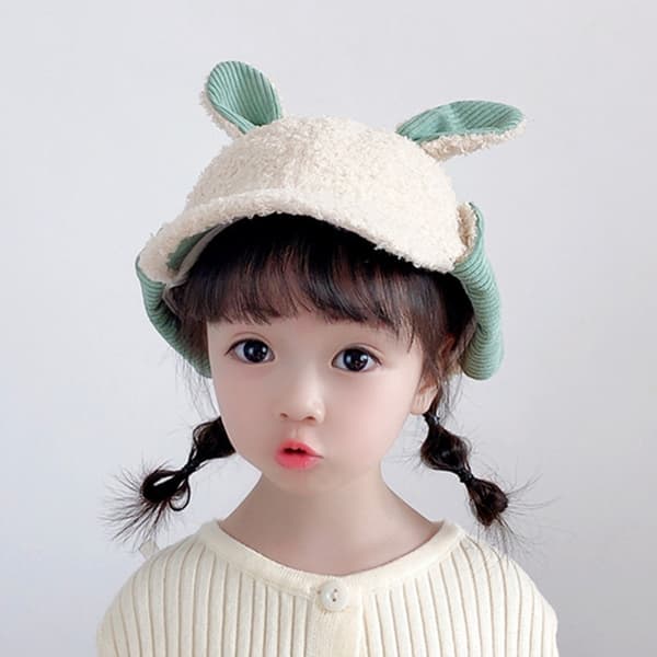 Barnhatt Kaninhatt ROSA Pink
