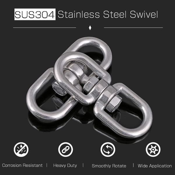 4st Swivel Eye Ring 8-formad Ring Universal Ring