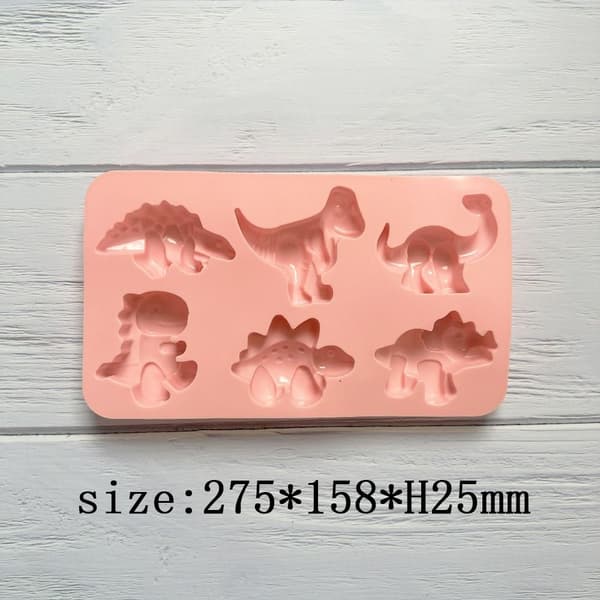 Dinosaur Silikonform Kakeform Bakewareformer