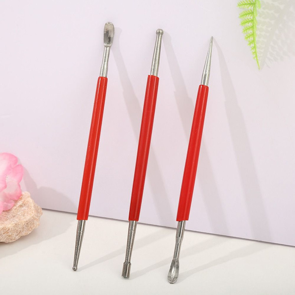 Carving Indentation Pen Clay Crimping Pen Læder Gravering Pen
