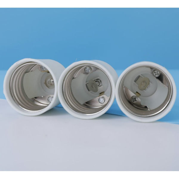 E27 Till E40 Sockel Glödlampa Sockeladapter SVART black