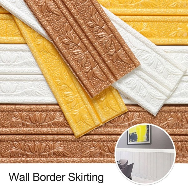 Väggklistermärken Wall Border Sockel BEIGE BEIGE beige