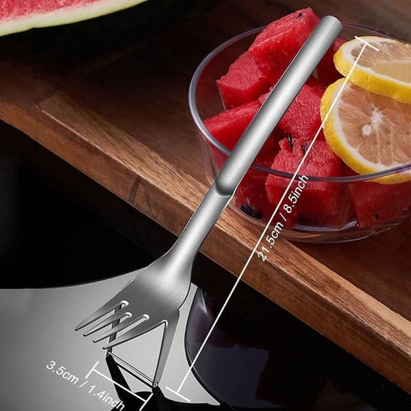 Watermelon Fork Slicer Watermelon Slicer Cutter SILVER Silver