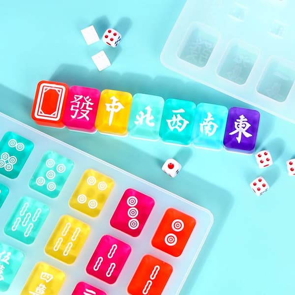 Mahjong Silikoneform Harpiksform A A A