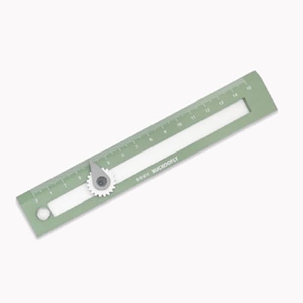 2 STK Kompas Lineal GRØN Green