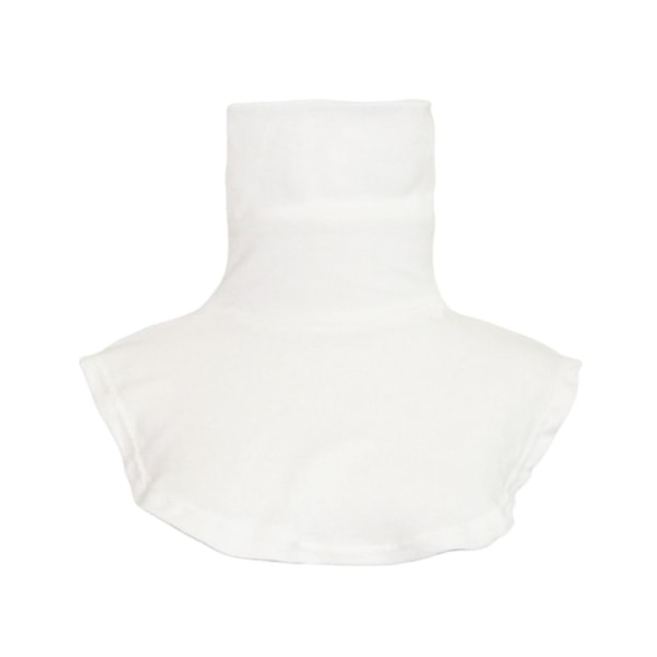 Fake korkeat kaulukset Turtleneck Fake kaulus VALKOINEN white