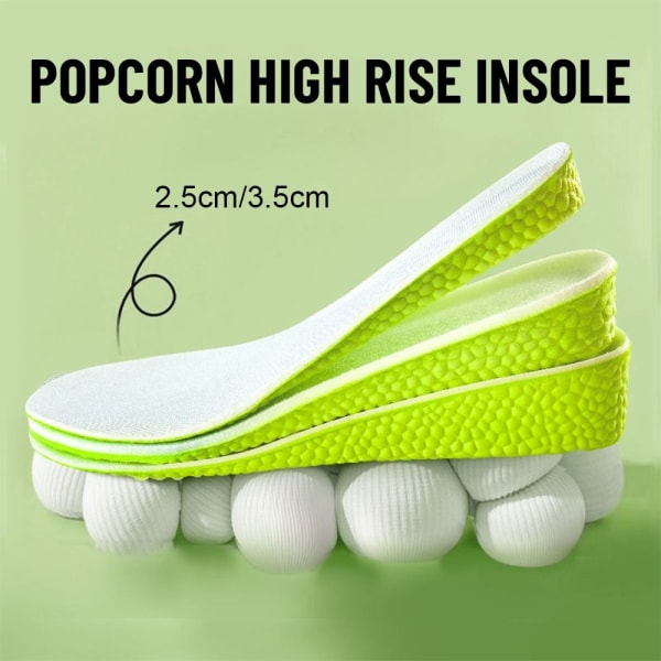 Shoe Lift Memory Bomull Innersula 41-422,5CM 2,5CM 41-422.5cm