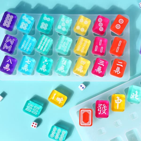 Mahjong Silikoneform Harpiksform A A A
