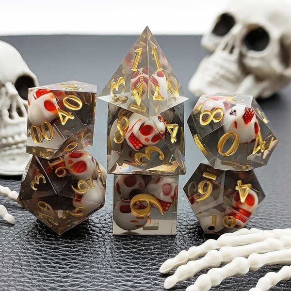 Peli Dice Polyhedral Dice 6 6 6
