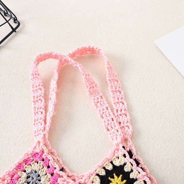 Utskuren Boho Bag Tote Bag KAFFE coffee