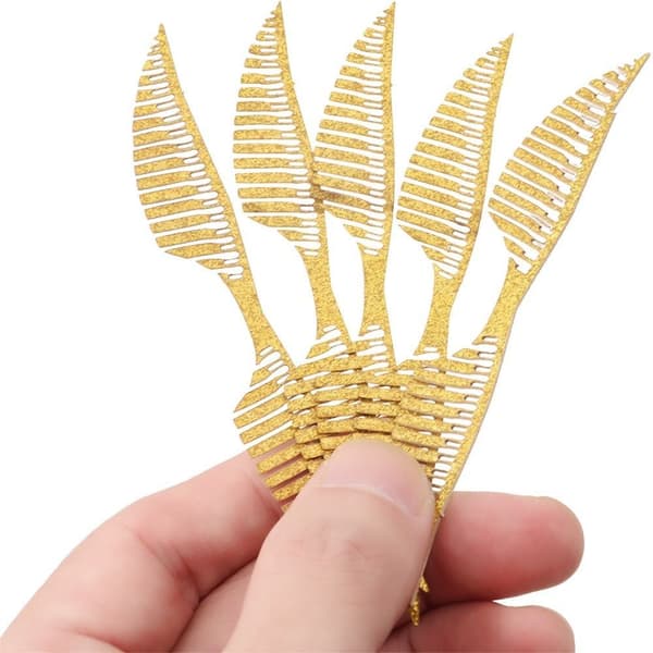 100 kpl Wings Chocolate Card Insert Gold Cake Card Insert 2 2 2