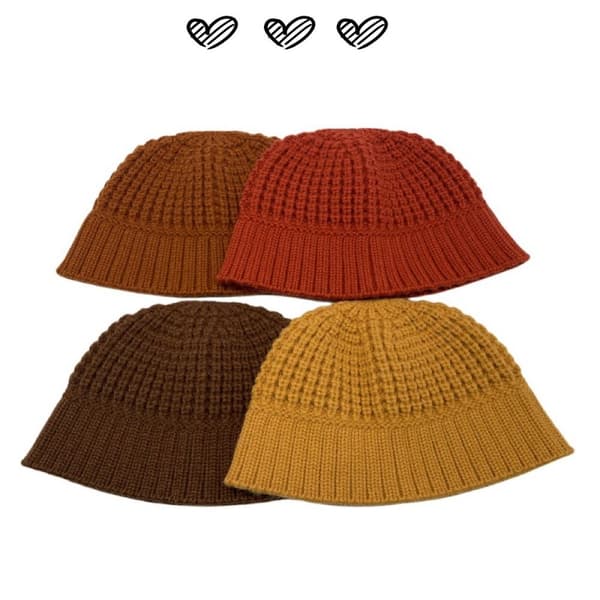 Bucket Hat Skull Hat SORT black