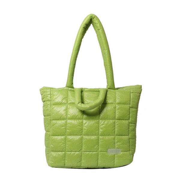 Axelväska Puffy Handväska GRÖN Green