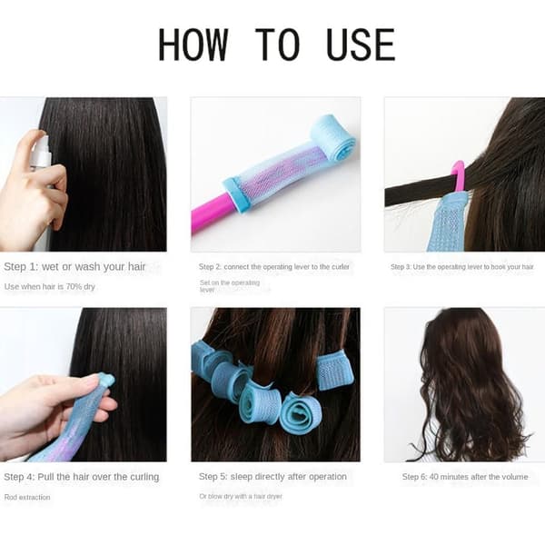 DIY Hårkrøller Professionelt Hårrulle Stylingværktøj