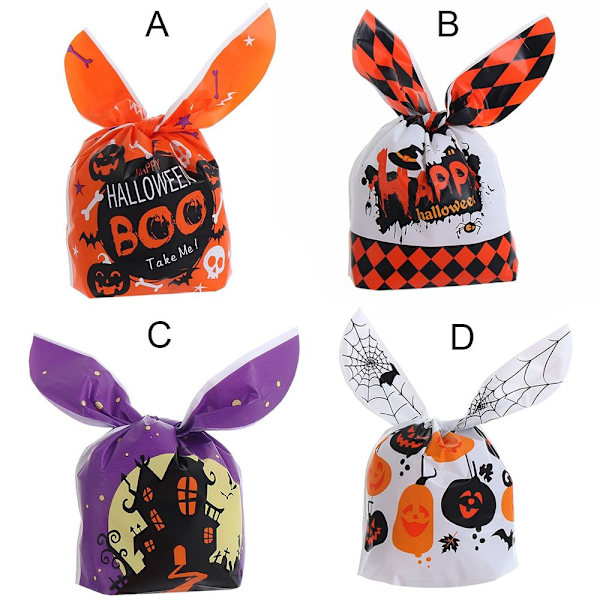 50 kpl Halloween karkkipussit leivontapakkaus C C