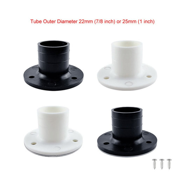 2kpl Nylon Compact 22mm tai 25mm MUSTA 25MM COVER COVER Black 25mmWith Cover-With Cover