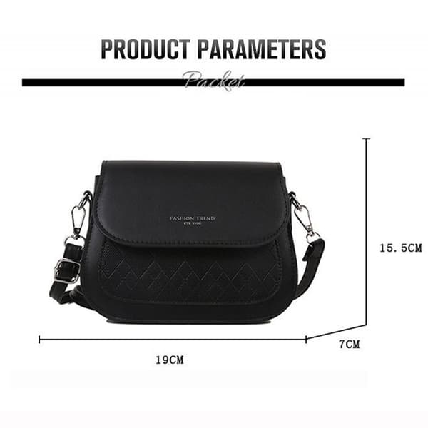 Messenger Axelväska Crossbody Väskor VIT white