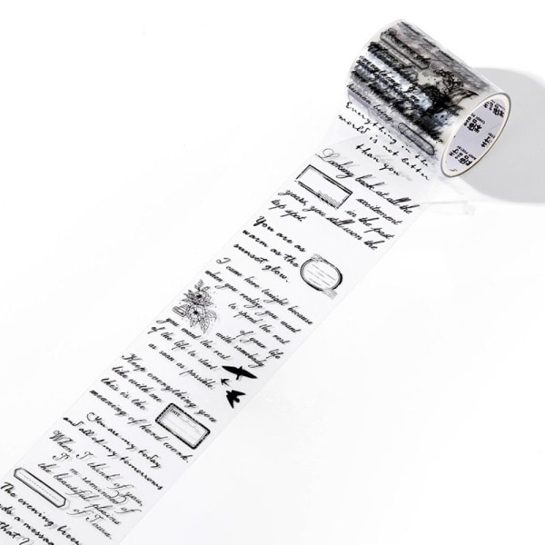 3 Stk Vintage Tape Letter Stickers B-5CM B-5CM B-5cm