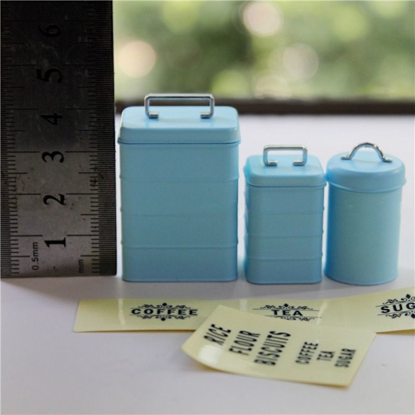 Nukkekodin leipäsäiliö Miniatyyri leivontasäiliö KELTAINEN LOUNAS yellow lunch box-lunch box