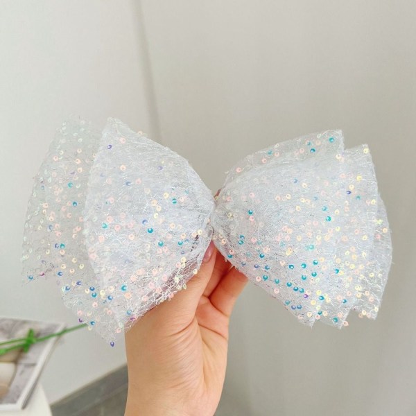 Bow Hair Claws Bow-Knot Hiusklipsit VALKOINEN white