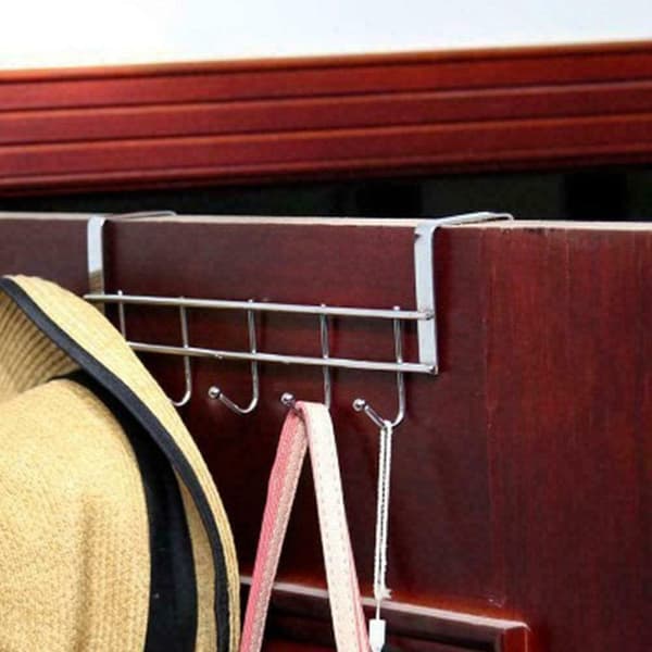 5 Hooks Rack Koti Kylpyhuone Organizer Pyyhe oven koukut