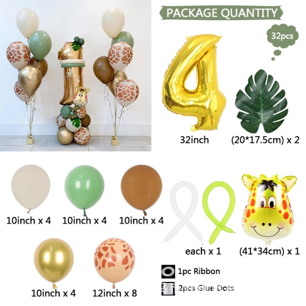 32 kpl set Set 4 4 4