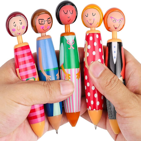 Musta mustekynät Doll kuulakärkikynä Sininen sarjakuvakynä