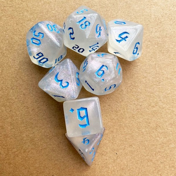 7 kpl / set DND Dice Polyhedral Dice 06 06 06