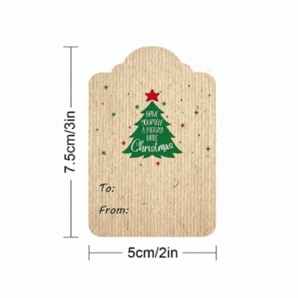 Julklappsetiketter 300 st