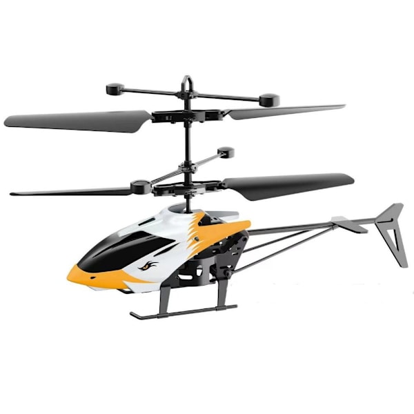 RC Helikopters Fjernbetjeningsfly GUL FJERNBETJENING yellow remote control-remote control