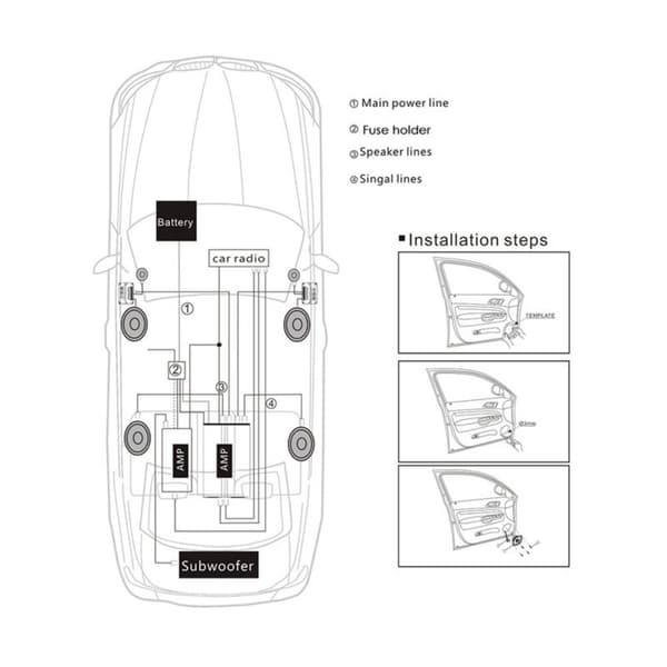 Auton diskanttikaiuttimet Mini Dome Diskanttikaiutin Dome-kaiutinääni 2pcs