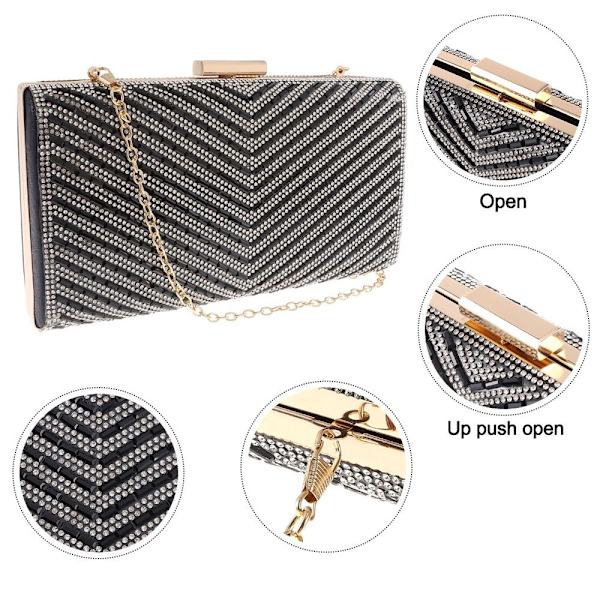 Evening Clutch Bag Bröllop Evening Bag ROSA Pink