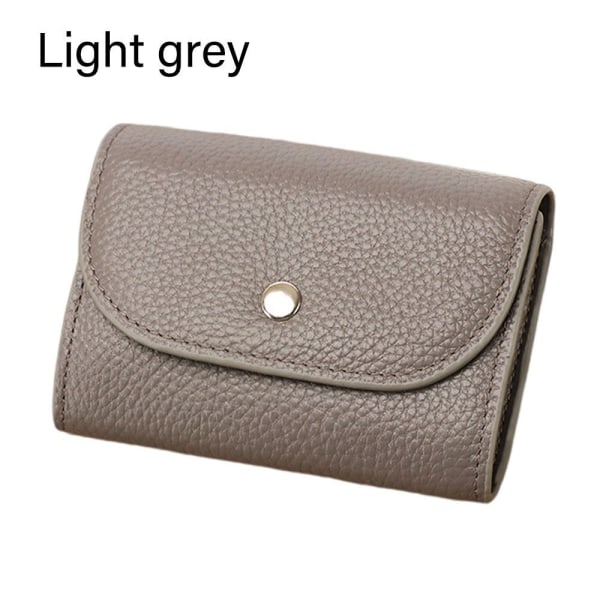 Mini lommebok kredittkortvesker LYS GRÅ light grey