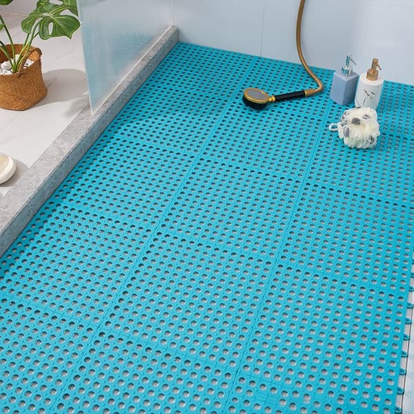 Badmatta Halkfri matta BLÅ blue