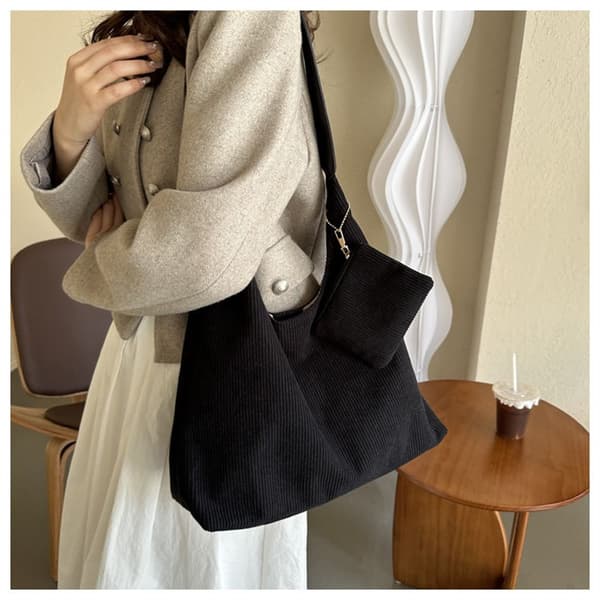 Muleposer Skuldertaske SORT black
