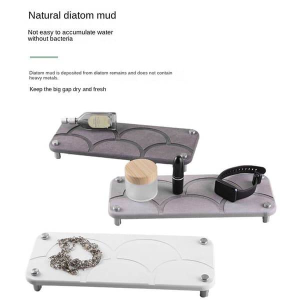 Diskbänk Badrum Handfat Organizer LJUSGRÅ 2 2 Light gray 2-2
