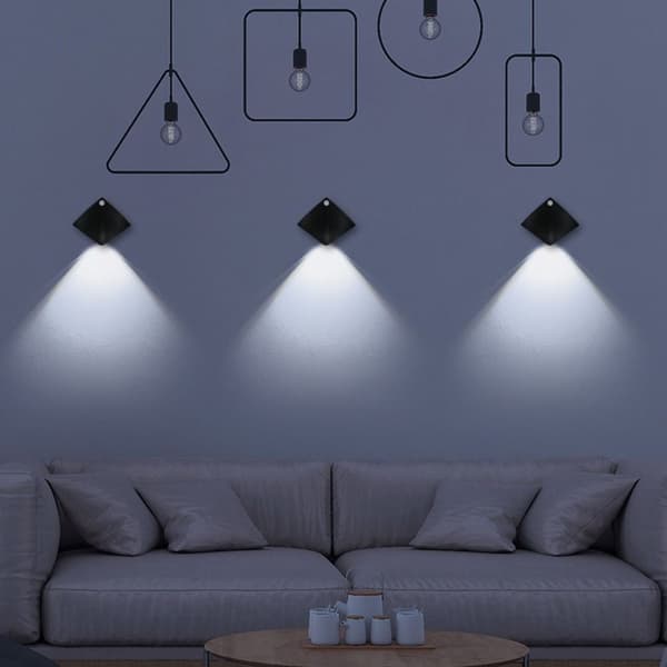 Devil Fish Intelligent Sensing Lamp Led Night Light VALKOINEN VALKOINEN white white light-white light