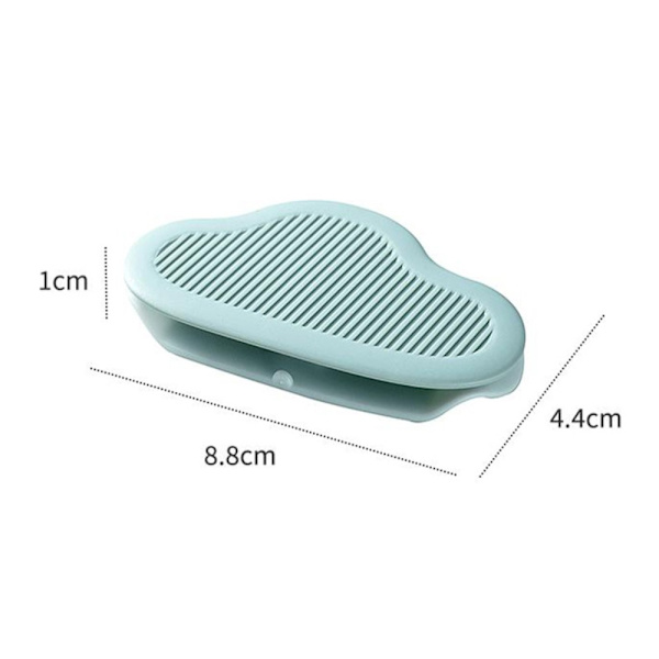 4 Stk Cloud Plug Holder Wire Storage Clip LYS GRÅ Light Grey