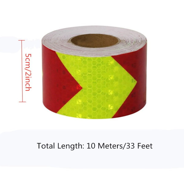 Reflekterende tape Forsiktig Tape Safety Warning Tape