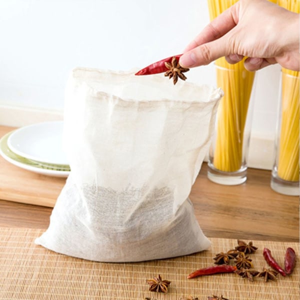 1/3/5-pack Bomullsfilterpåse Sil Nötmjölk 1-pack