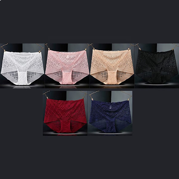 Spetsunderkläder French Knickers WINE RED XL Wine Red XL