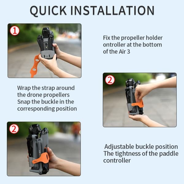 Propellholder Propeller Stabilisator SVART Black