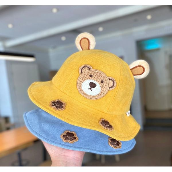 Children Bucket Hat Beach Hat SININEN blue