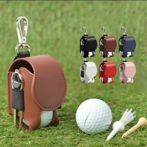 Golfbold Opbevaringstaske Golfboldtaske BRUN&HVID brown&white