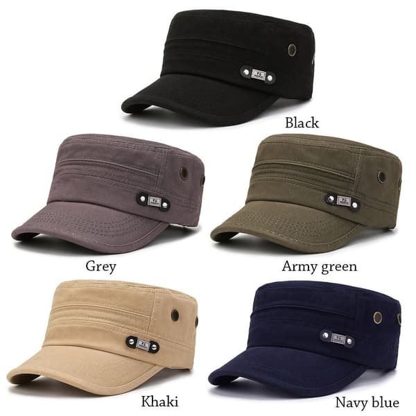 Army Hat Baseball Cap SVART Black
