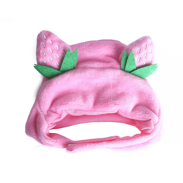 Kattungehatt Cat Cross Dressing Hat Strawberry Hodeplagg