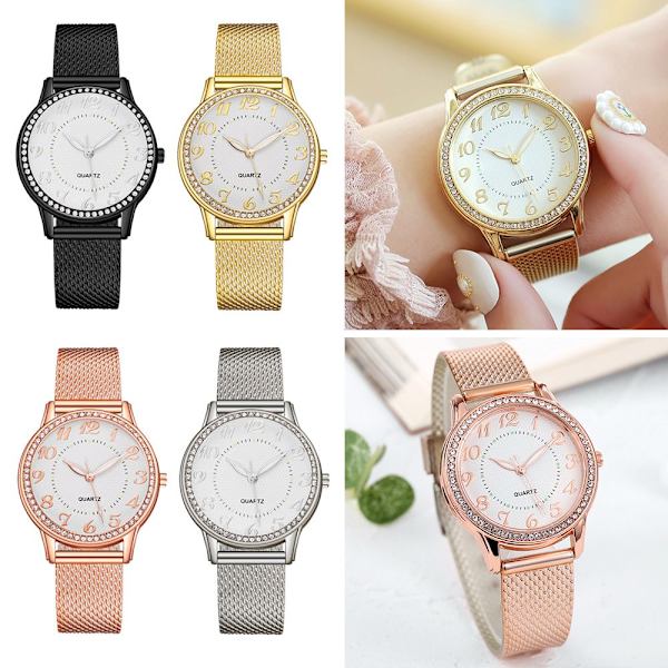 Naisten watch Quartz-rannekello ROSE GOLD Rose Gold