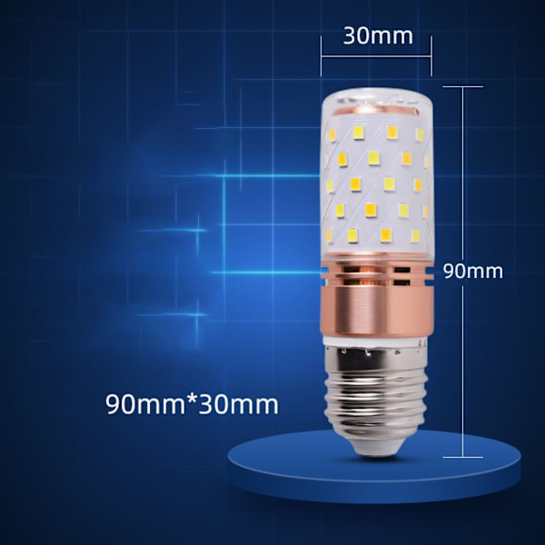 2kpl LED No Flicker E27 12WCOLD WHITE COLD WHITE E27 12Wcold white